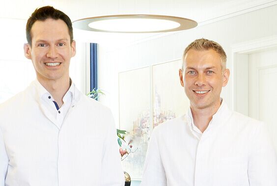 Foto: Dr. Fritzsch neben Dr. Hofer
